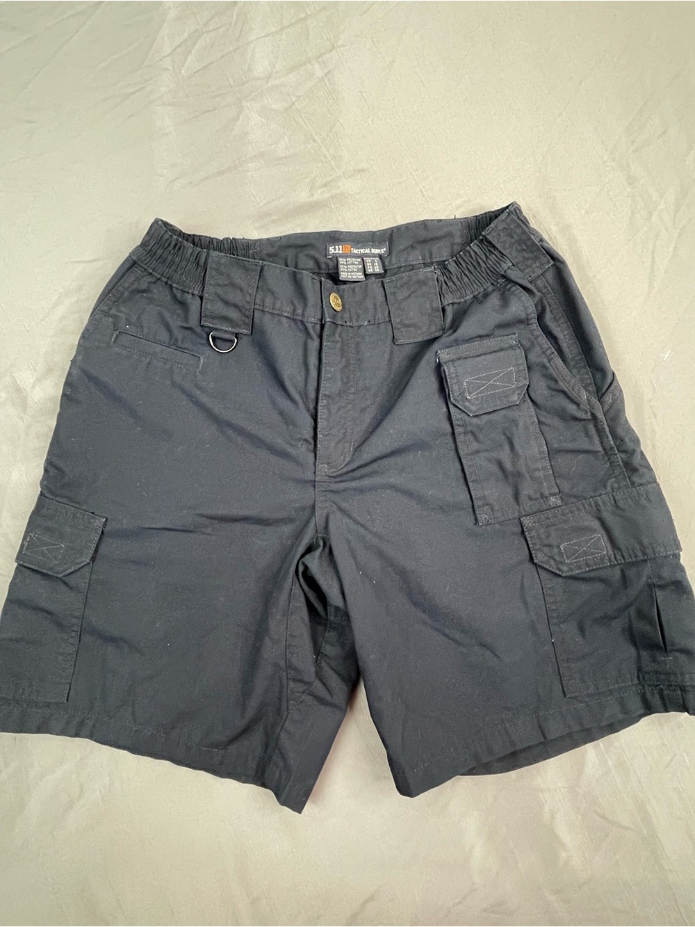 5.11 Taclite Pro 9" Ripstop Women’s Shorts Size 6 - Dark Navy Adjustable Waist